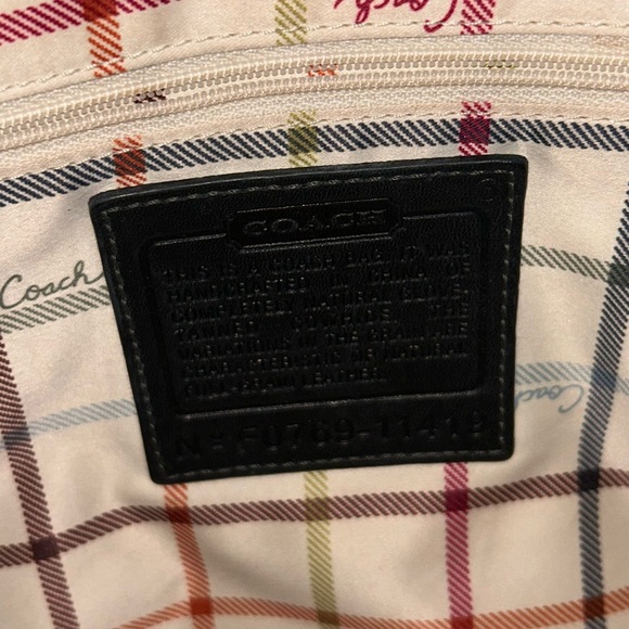 Vintage Coach Y2k Bleeker buckle flap shoulder bag black 11419 retro legacy - Picture 11 of 11